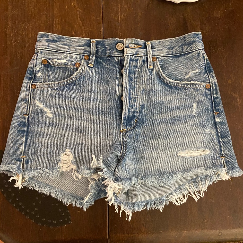 Agolde Parker Vintage Cut Off Short in Swapmeet